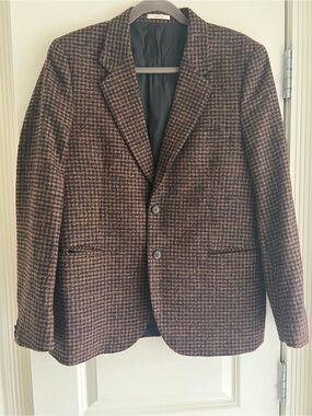 Paul Smith Men’s Wool Checkered Blazer Jacket